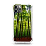 Green Forest Jungle Trees Nature Sunny iPhone 11 Pro 5.8 Inch TPU UV Print Case Front