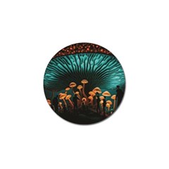 Mushroom Giant Explore 3d Golf Ball Marker (10 Pack) by Ravend