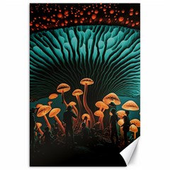 Mushroom Giant Explore 3d Canvas 20  X 30  by Ravend