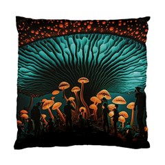 Mushroom Giant Explore 3d Standard Cushion Case (one Side) by Ravend