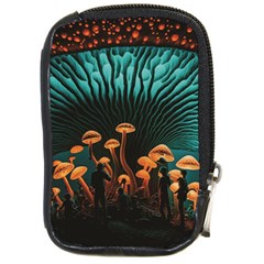 Mushroom Giant Explore 3d Compact Camera Leather Case