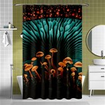 Mushroom Giant Explore 3d Shower Curtain 48  x 72  (Small)  Curtain(48  X 72 ) - 42.18 x64.8  Curtain(48  X 72 )