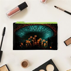 Mushroom Giant Explore 3d Cosmetic Bag (xs) by Ravend