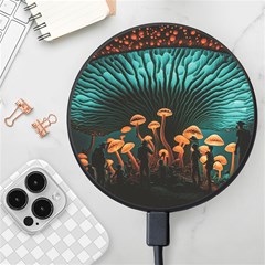 Mushroom Giant Explore 3d Wireless Fast Charger(black) by Ravend