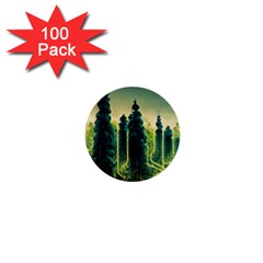 Ai Generated Soil Forest Crisis Nature 1  Mini Buttons (100 Pack)  by Ravend