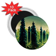 Ai Generated Soil Forest Crisis Nature 2 25  Magnets (10 Pack)  by Ravend