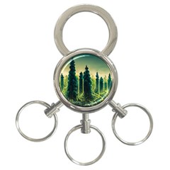 Ai Generated Soil Forest Crisis Nature 3-ring Key Chain by Ravend