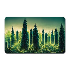 Ai Generated Soil Forest Crisis Nature Magnet (rectangular) by Ravend