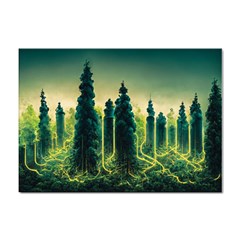 Ai Generated Soil Forest Crisis Nature Sticker A4 (10 Pack) by Ravend