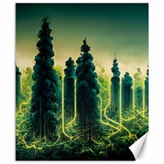 Ai Generated Soil Forest Crisis Nature Canvas 8  X 10  by Ravend