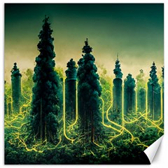 Ai Generated Soil Forest Crisis Nature Canvas 12  X 12  by Ravend