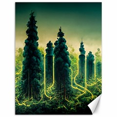 Ai Generated Soil Forest Crisis Nature Canvas 12  X 16  by Ravend