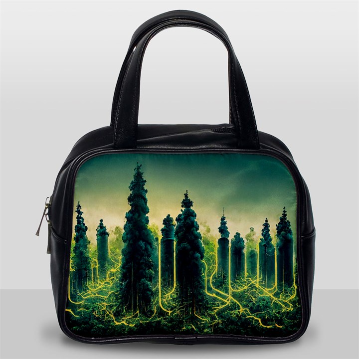 Ai Generated Soil Forest Crisis Nature Classic Handbag (One Side)