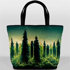 Ai Generated Soil Forest Crisis Nature Bucket Bag by Ravend