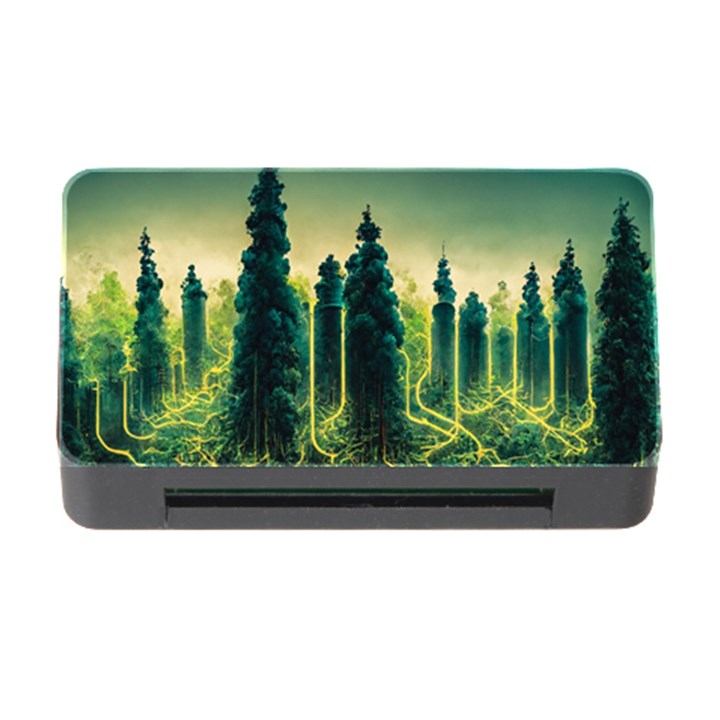 Ai Generated Soil Forest Crisis Nature Memory Card Reader with CF