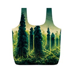 Ai Generated Soil Forest Crisis Nature Full Print Recycle Bag (m) by Ravend