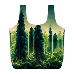 Ai Generated Soil Forest Crisis Nature Full Print Recycle Bag (l) by Ravend