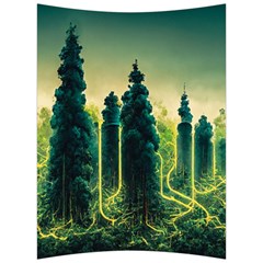 Ai Generated Soil Forest Crisis Nature Back Support Cushion by Ravend