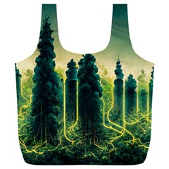 Ai Generated Soil Forest Crisis Nature Full Print Recycle Bag (xxxl) by Ravend