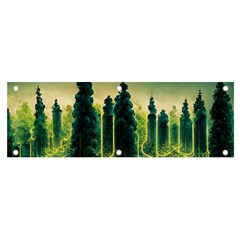 Ai Generated Soil Forest Crisis Nature Banner And Sign 6  X 2  by Ravend