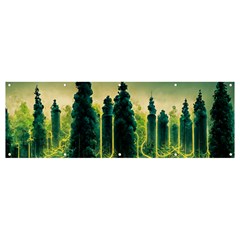 Ai Generated Soil Forest Crisis Nature Banner And Sign 12  X 4  by Ravend