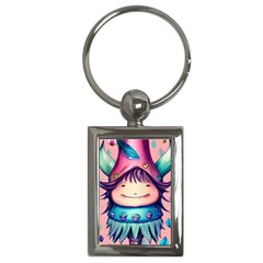 Shroom Magic Conjure Charm Key Chain (rectangle) by GardenOfOphir