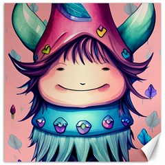 Shroom Magic Conjure Charm Canvas 20  X 20  by GardenOfOphir