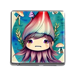 Enchantment Mushrooms Memory Card Reader (square 5 Slot) by GardenOfOphir