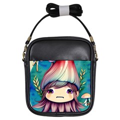 Enchantment Mushrooms Girls Sling Bag