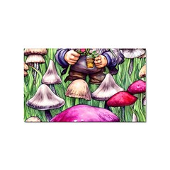 Sacred Mushroom Wizard Glamour Sticker Rectangular (10 Pack) by GardenOfOphir