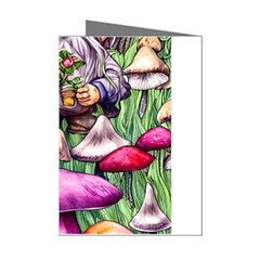 Sacred Mushroom Wizard Glamour Mini Greeting Cards (pkg Of 8) by GardenOfOphir