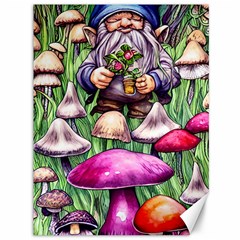 Sacred Mushroom Wizard Glamour Canvas 36  X 48  by GardenOfOphir