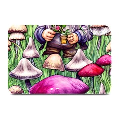 Sacred Mushroom Wizard Glamour Plate Mats by GardenOfOphir