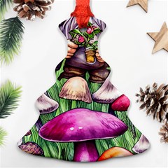 Sacred Mushroom Wizard Glamour Ornament (christmas Tree)  by GardenOfOphir