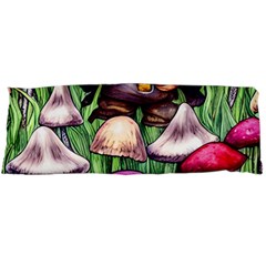 Sacred Mushroom Wizard Glamour Body Pillow Case (dakimakura) by GardenOfOphir