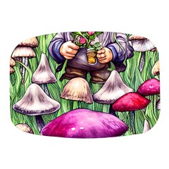 Sacred Mushroom Wizard Glamour Mini Square Pill Box by GardenOfOphir