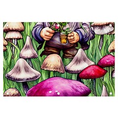 Sacred Mushroom Wizard Glamour Banner And Sign 6  X 4  by GardenOfOphir