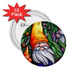 Magic Mushroom Charm Toadstool Glamour 2.25  Buttons (10 pack)  Front