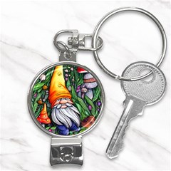 Magic Mushroom Charm Toadstool Glamour Nail Clippers Key Chain by GardenOfOphir