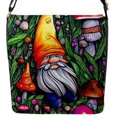 Magic Mushroom Charm Toadstool Glamour Flap Closure Messenger Bag (s) by GardenOfOphir