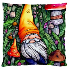 Magic Mushroom Charm Toadstool Glamour Standard Premium Plush Fleece Cushion Case (one Side) by GardenOfOphir