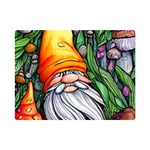 Magic Mushroom Charm Toadstool Glamour One Side Premium Plush Fleece Blanket (Mini) 35 x27  Blanket Front