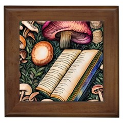 Conjure Mushroom Charm Spell Mojo Framed Tile by GardenOfOphir