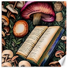 Conjure Mushroom Charm Spell Mojo Canvas 12  X 12  by GardenOfOphir