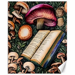 Conjure Mushroom Charm Spell Mojo Canvas 16  X 20  by GardenOfOphir