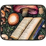 Conjure Mushroom Charm Spell Mojo One Side Fleece Blanket (Mini) 35 x27  Blanket