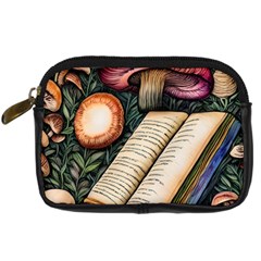 Conjure Mushroom Charm Spell Mojo Digital Camera Leather Case by GardenOfOphir