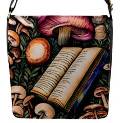 Conjure Mushroom Charm Spell Mojo Flap Closure Messenger Bag (s) by GardenOfOphir