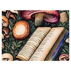 Conjure Mushroom Charm Spell Mojo Premium Plush Fleece Blanket (extra Small) by GardenOfOphir