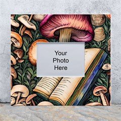 Conjure Mushroom Charm Spell Mojo White Wall Photo Frame 5  X 7  by GardenOfOphir